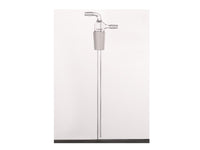 MSE PRO Gas or Liquid Input Joint, 24/40, φ10 Small Nozzle Interface, Tube Length: 250mm - MSE Supplies LLC