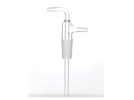 MSE PRO Gas or Liquid Input Joint, 24/40, φ10 Small Nozzle Interface, Tube Length: 75mm - MSE Supplies LLC