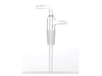 MSE PRO Gas or Liquid Input Joint, 24/40, φ10 Small Nozzle Interface, Tube Length: 75mm - MSE Supplies LLC