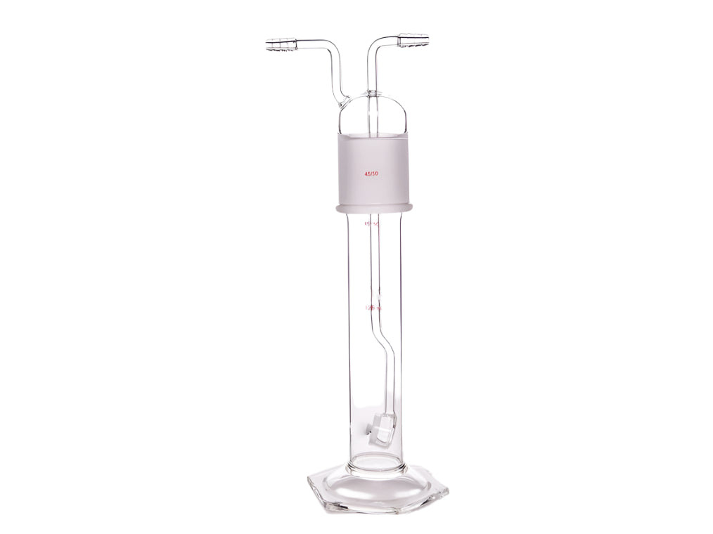 MSE PRO Gas Washing Bottle, with Sand Plate 125mL, Total Height about 290mm, C Sand Plate