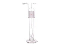 MSE PRO Gas Washing Bottle, with Sand Plate 125mL, Total Height about 290mm, C Sand Plate