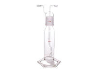MSE PRO Gas Washing Bottle, with Sand Plate 500mL, Total Height about 380mm, X-C Sand Plate