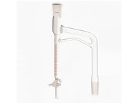 MSE PRO Graduated Distillation Receiver 10mL, Grinding Mouth 24/40, Glass Gate