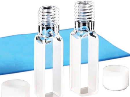 MSE PRO High-quality Spectrophotometer Quartz Cuvettes (Cells) with 10mm Path Length, Pack of 2, Bio Lab Consumables, MSE Supplies LLC, MSE Supplies