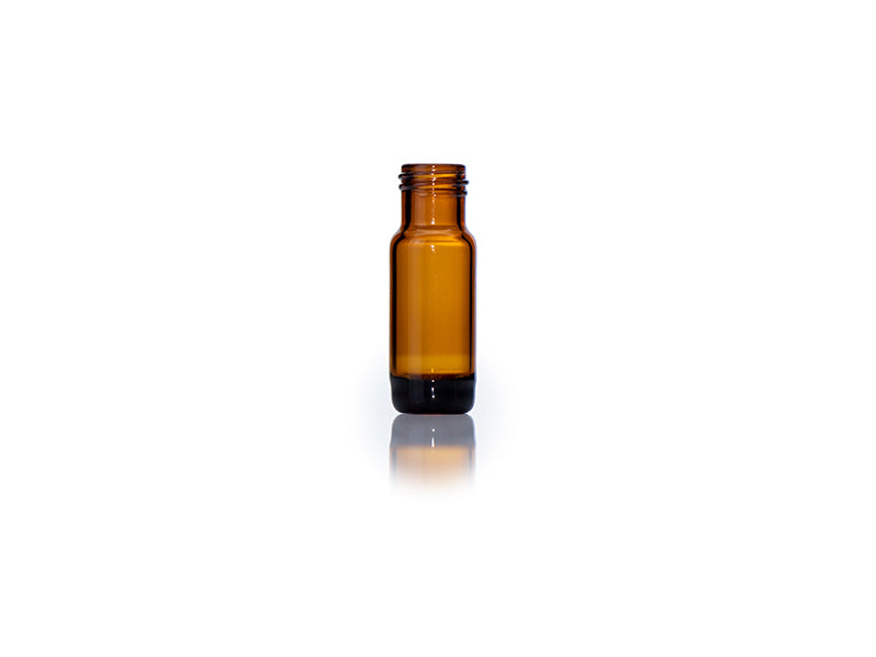 MSE PRO HPLC 2mL 9mm V-Shape High Recovery Screw Amber Glass Vial, Φ12*32mm, 100 pcs/pack - MSE Supplies LLC