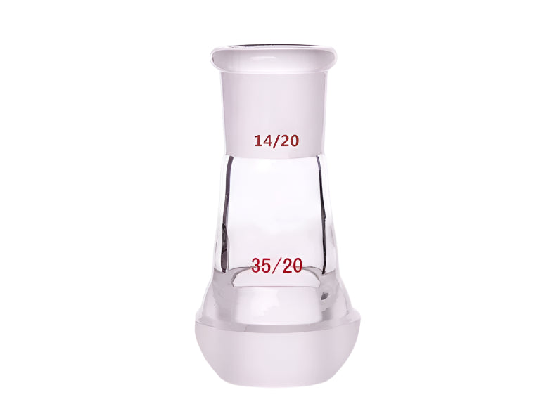 MSE PRO Interchangeable Between Ball Mill and Standard Grinding Mouth Joint, Upper Mouth: 14/20, Lower Ball Mill: 35/20