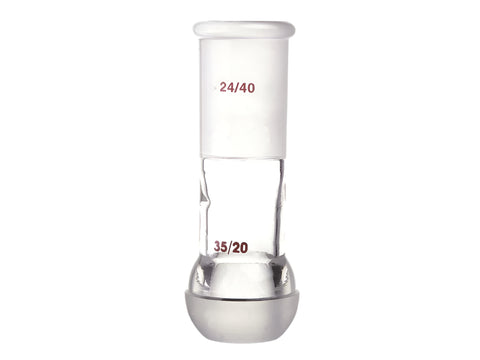 MSE PRO Interchangeable Between Ball Mill and Standard Grinding Mouth Joint, Upper Mouth: 24/40, Lower Ball Mill: 35/20