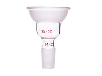 MSE PRO Interchangeable Bowl and Standard Grinding Mouth Joint, Upper Bowl: 35/20, Lower Mouth: 14/20