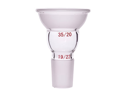 MSE PRO Interchangeable Bowl and Standard Grinding Mouth Joint, Upper Bowl: 35/20, Lower Mouth: 19/22