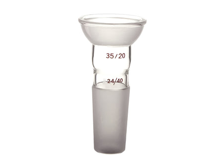 MSE PRO Interchangeable Bowl and Standard Grinding Mouth Joint, Upper Bowl: 35/20, Lower Mouth: 24/40
