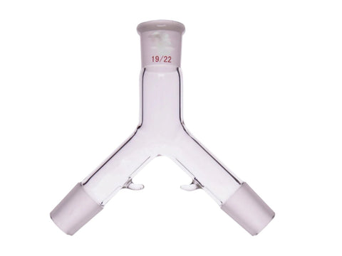 MSE PRO Inverted "Y" Type Connector, Ground Joint: 19/22 - MSE Supplies LLC