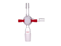 MSE PRO Joint, External Grinding Mouth: 19/22, with 2mm T-Type PTFE Valve