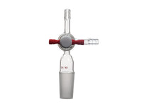 MSE PRO Joint, External Grinding Mouth: 24/40, with 2mm T-Type PTFE Valve