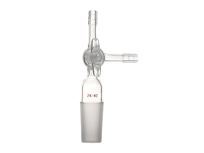 MSE PRO Joint, External Grinding Mouth: 24/40, with 2mm T-Type Three-Way Glass Door
