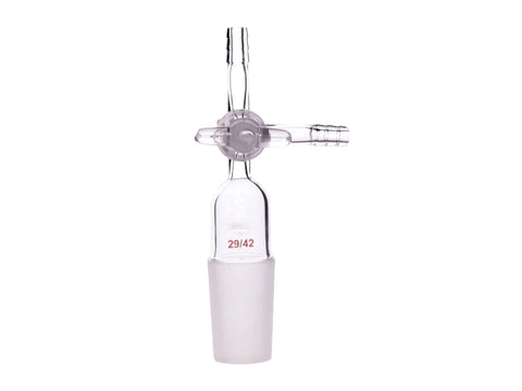 MSE PRO Joint, External Grinding Mouth: 29/42, with 2mm T-Type Three-Way Glass Door