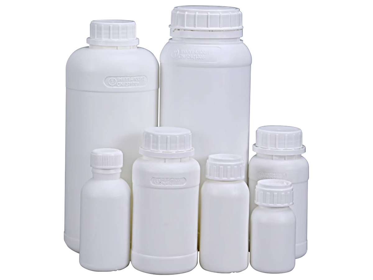 MSE PRO Laboratory HDPE Bottles for Storage and Transportation, Pack of 20 - MSE Supplies LLC