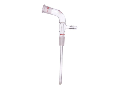 MSE PRO Long Neck Vacuum Receiver Tube, 19/22, Grinding Mouth, Lower End Tube Length: 100mm - MSE Supplies LLC