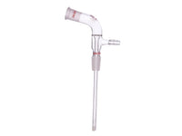 MSE PRO Long Neck Vacuum Receiver Tube, 19/22, Grinding Mouth, Lower End Tube Length: 100mm - MSE Supplies LLC