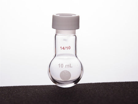 MSE PRO Micro Ribbed Round Bottom Flask, 14/10, 10mL