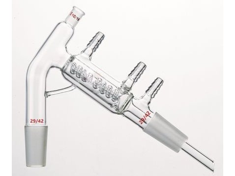MSE PRO Micro-Still, Snake Cooling, (Integrated) Grinding Mouth: 29/42, Thermometer Grinding Mouth: 10/18