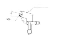 MSE PRO Micro Vacuum Receiving Tube, 14/10 - MSE Supplies LLC