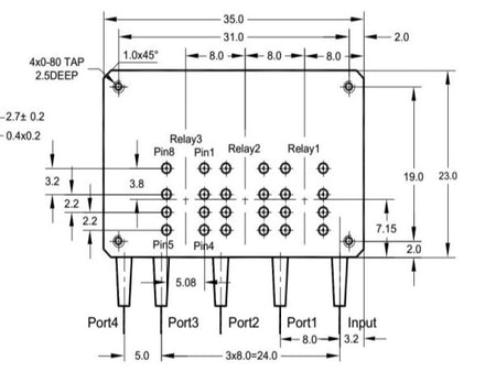 MSE PRO Mini 1x4 Mechanical Optical Switch - MSE Supplies LLC