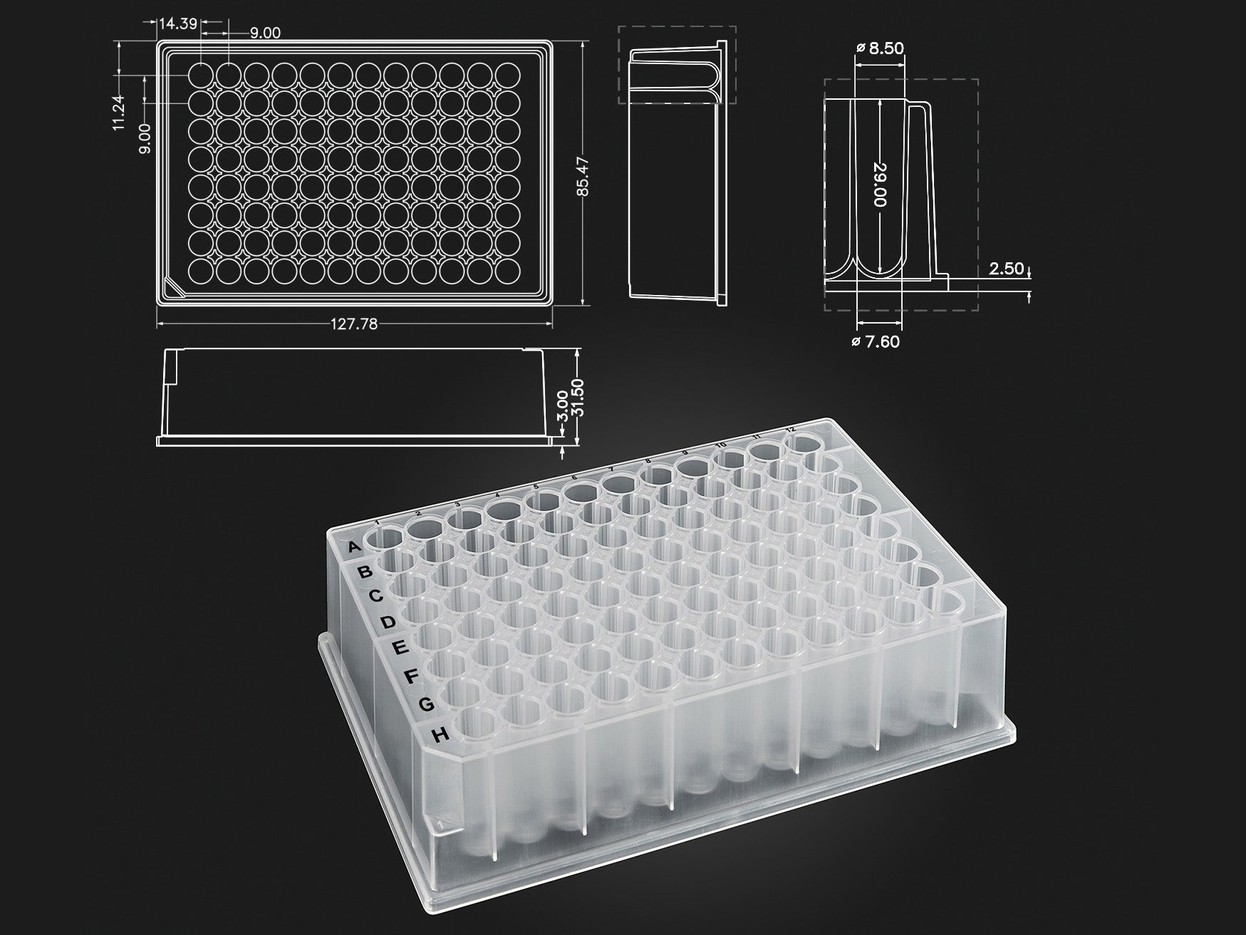 MSE PRO OptiWell™ Deep Well Plates, PCR Products, MSE Supplies LLC, MSE Supplies