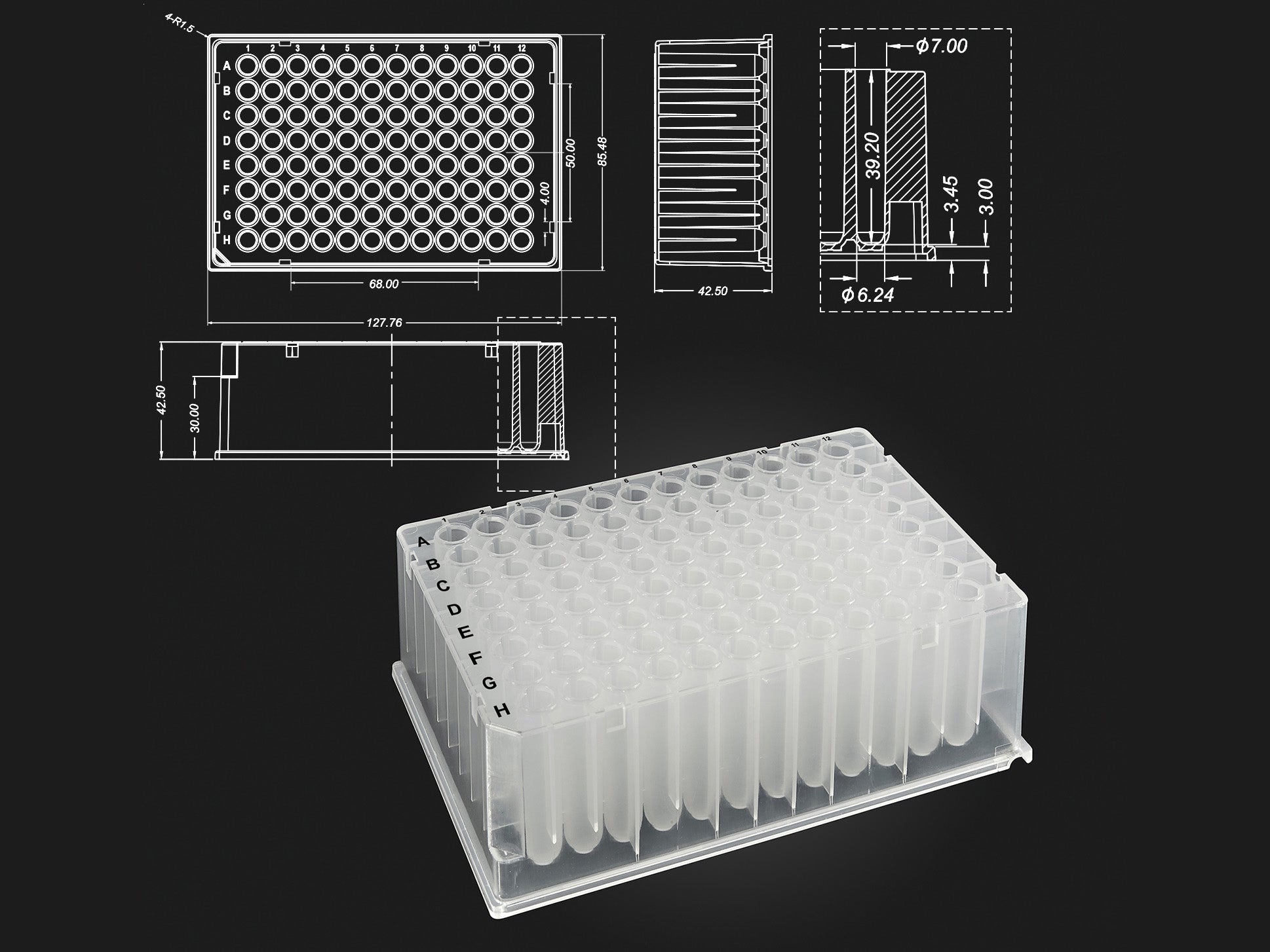 MSE PRO OptiWell™ Deep Well Plates, PCR Products, MSE Supplies LLC, MSE Supplies