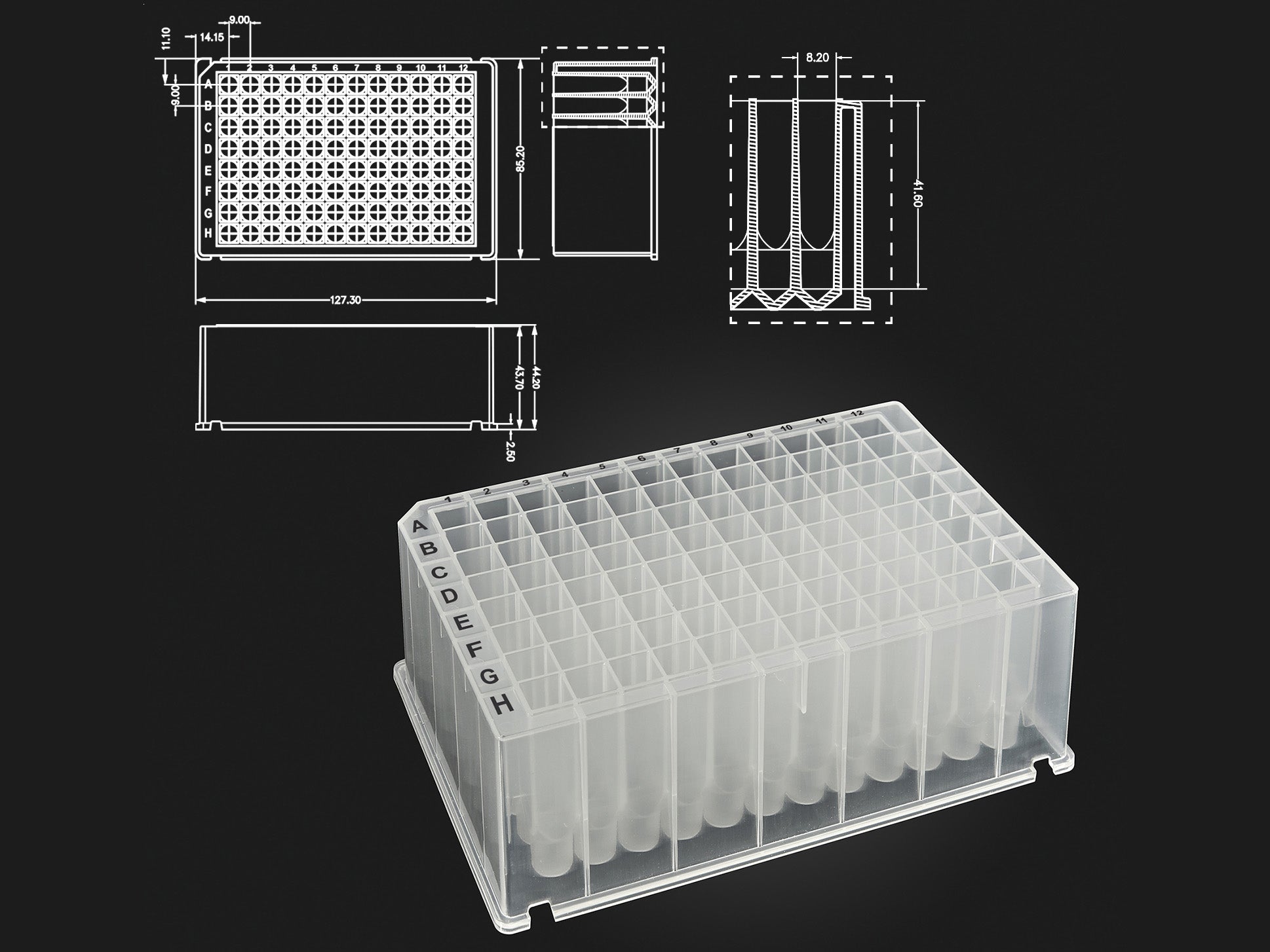 MSE PRO OptiWell™ Deep Well Plates, PCR Products, MSE Supplies LLC, MSE Supplies
