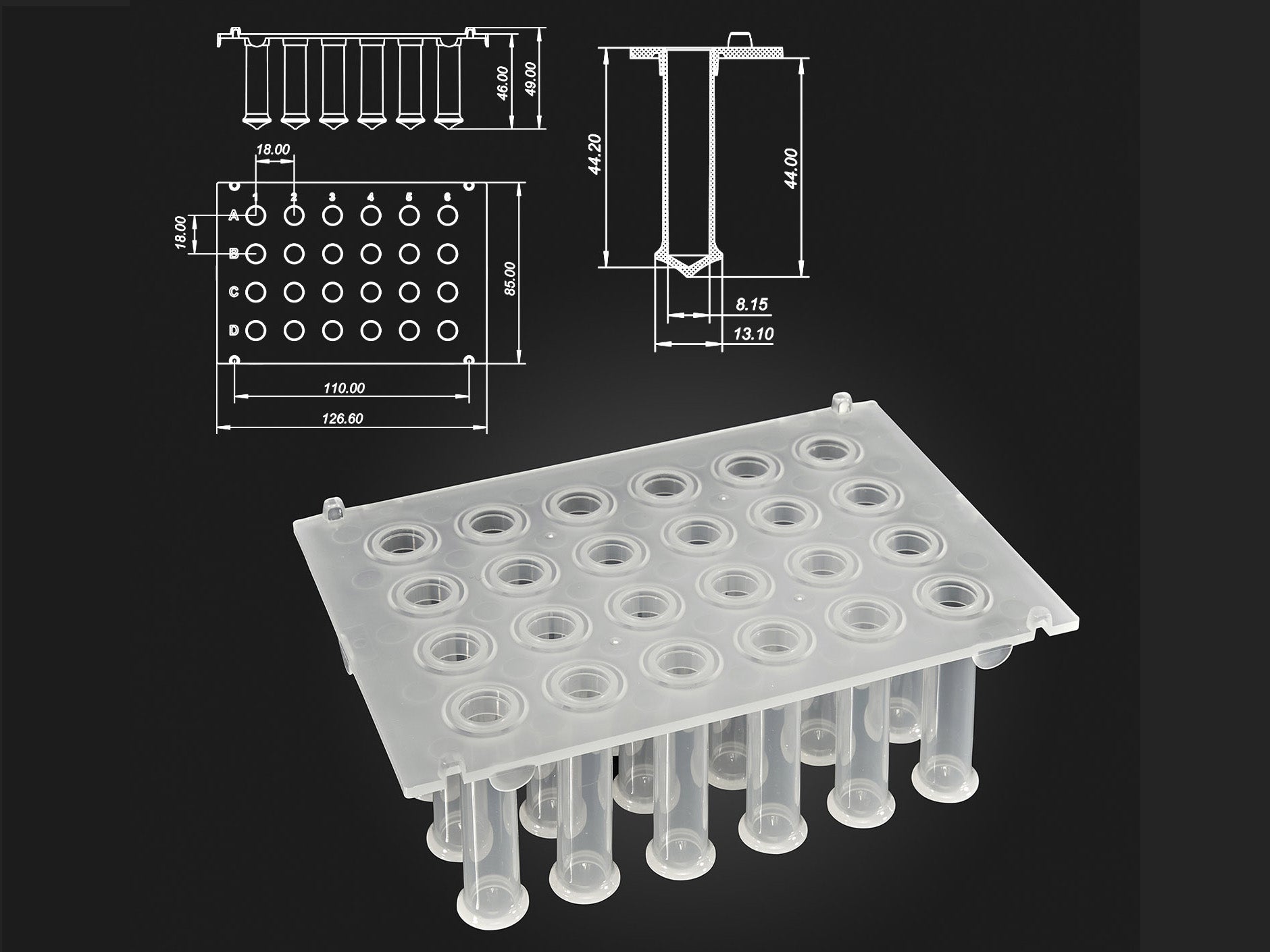 MSE PRO OptiWell™ Tip Combs, Liquid Handling, MSE Supplies LLC, MSE Supplies