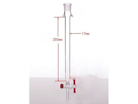 MSE PRO Plus Ears Chromatography Column, φ17mm, Effective Length 203mm, Gate Aperture: 2mm, 19/22