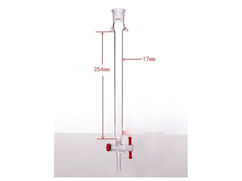 MSE PRO Plus Ears Chromatography Column, φ17mm, Effective Length 254mm, Gate Aperture: 2mm, 19/22