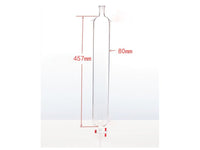 MSE PRO Plus Ears Chromatography Column, φ80mm, Effective Length 457mm, Gate Aperture: 4mm, 24/40