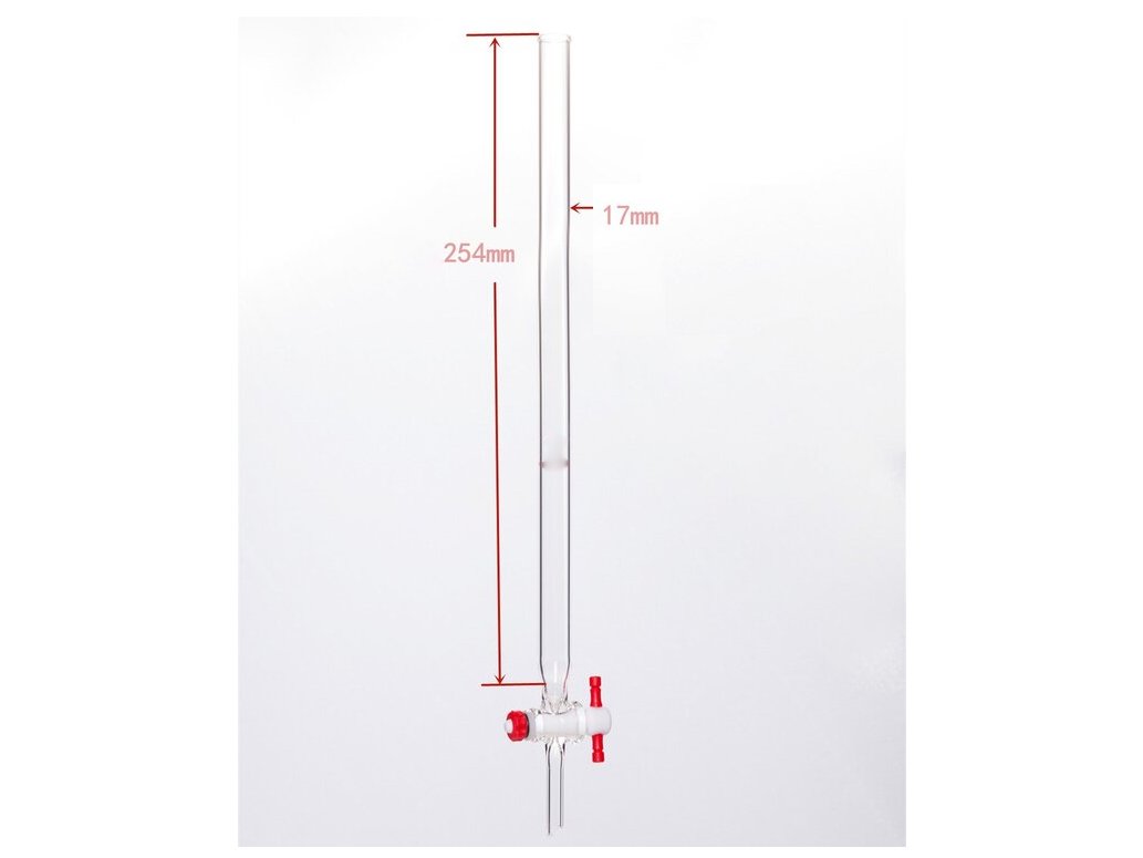 MSE PRO PTFE Gate Column, φ17mm, Effective Length: 254mm