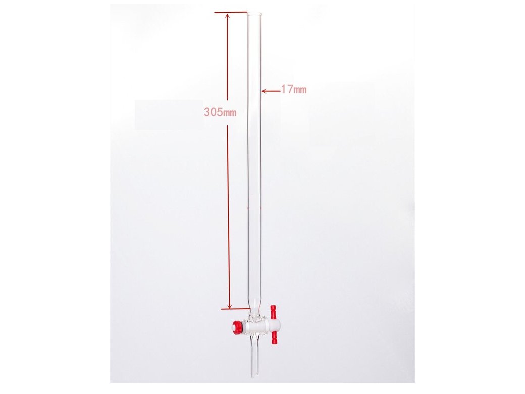 MSE PRO PTFE Gate Column, φ17mm, Effective Length: 305mm - MSE Supplies LLC