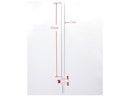 MSE PRO PTFE Gate Column, φ17mm, Effective Length: 305mm - MSE Supplies LLC