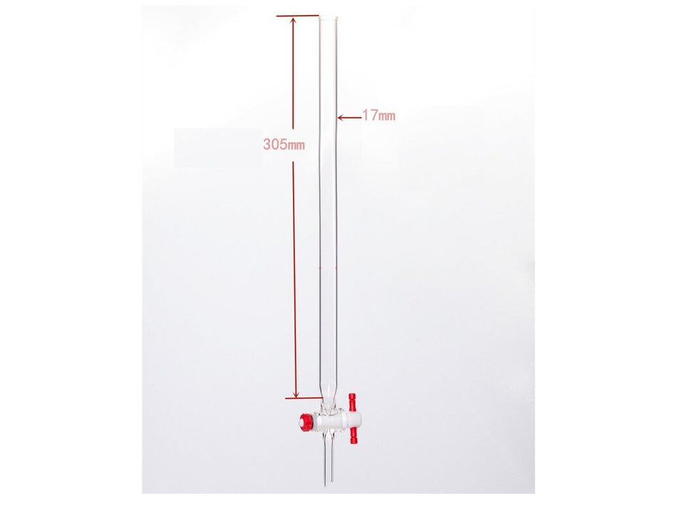 MSE PRO PTFE Gate Column, φ17mm, Effective Length: 305mm - MSE Supplies LLC