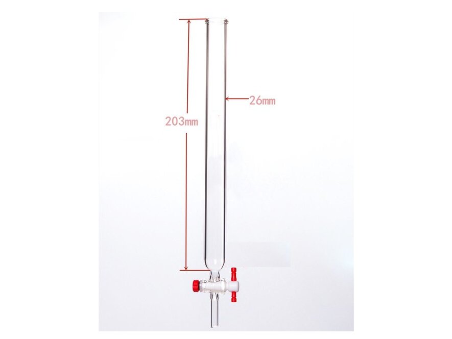 MSE PRO PTFE Gate Column, φ26mm, Effective Length: 203mm - MSE Supplies LLC