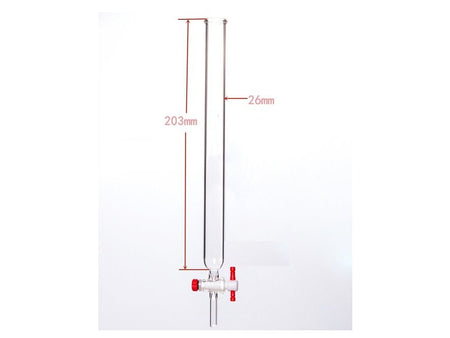 MSE PRO PTFE Gate Column, φ26mm, Effective Length: 203mm - MSE Supplies LLC