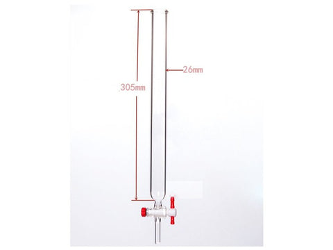 MSE PRO PTFE Gate Column, φ26mm, Effective Length: 305mm - MSE Supplies LLC