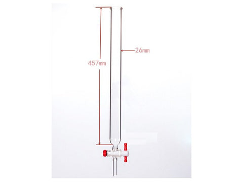 MSE PRO PTFE Gate Column, φ26mm, Effective Length: 457mm - MSE Supplies LLC
