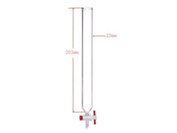 MSE PRO PTFE Gate Column, φ32mm, Effective Length: 203mm - MSE Supplies LLC