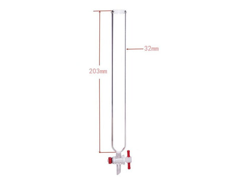 MSE PRO PTFE Gate Column, φ32mm, Effective Length: 203mm - MSE Supplies LLC