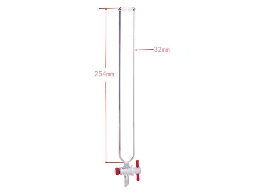 MSE PRO PTFE Gate Column, φ32mm, Effective Length: 254mm - MSE Supplies LLC