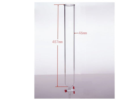 MSE PRO PTFE Gate Column, φ46mm, Effective Length: 457mm - MSE Supplies LLC