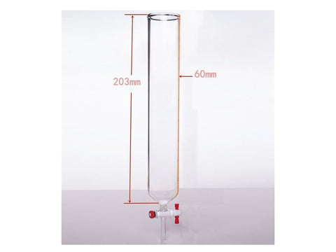 MSE PRO PTFE Gate Column, φ60mm, Effective Length: 203mm - MSE Supplies LLC