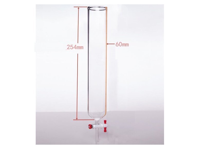 MSE PRO PTFE Gate Column, φ60mm, Effective Length: 254mm - MSE Supplies LLC