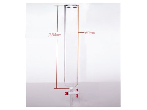MSE PRO PTFE Gate Column, φ60mm, Effective Length: 254mm - MSE Supplies LLC