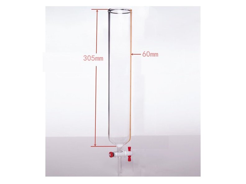 MSE PRO PTFE Gate Column, φ60mm, Effective Length: 305mm - MSE Supplies LLC