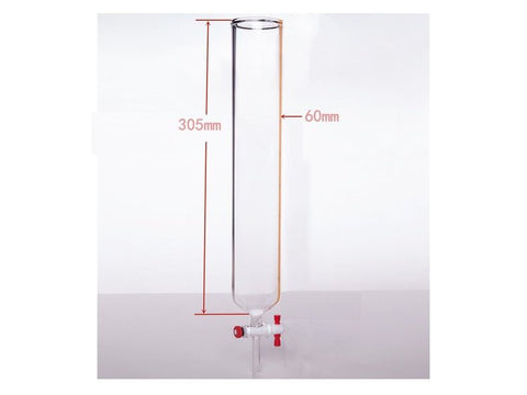 MSE PRO PTFE Gate Column, φ60mm, Effective Length: 305mm - MSE Supplies LLC